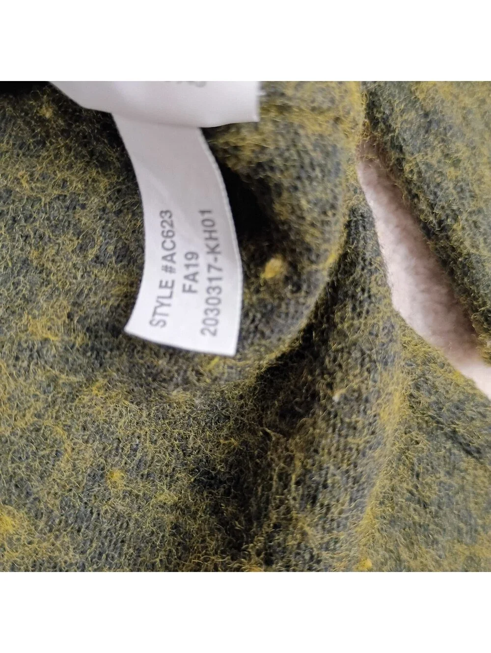 J.Crew Sweater Women Green V-Neck Marled Wool Blend Textured Long Sleeve M